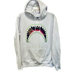 ETERNITY Hoody Sweatshirt White Shark Embroidery Sweater